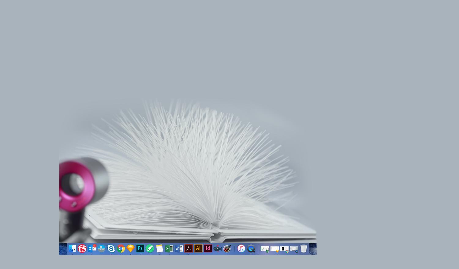 Supersonic blowing through a book with cut pages