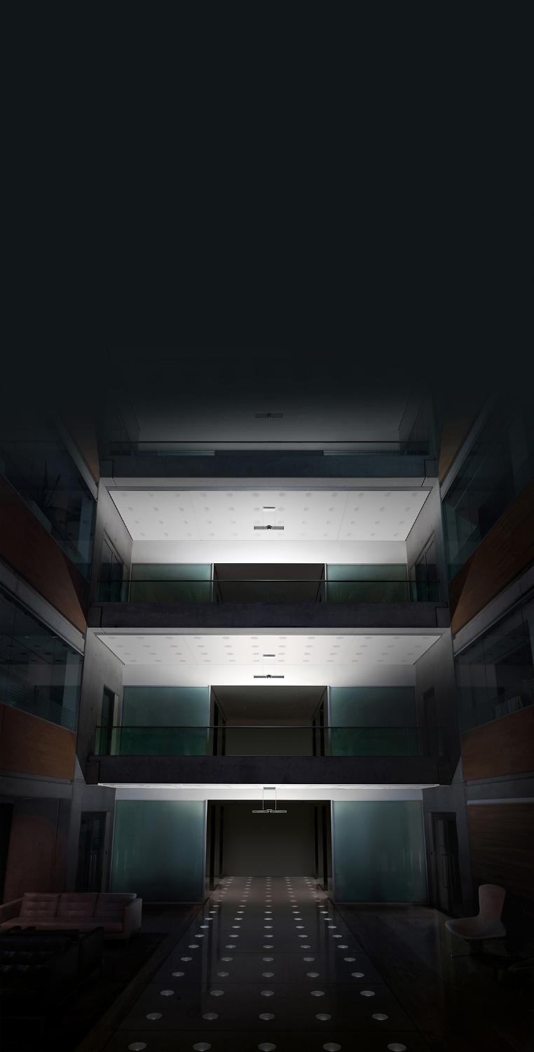 Atrium de nuit