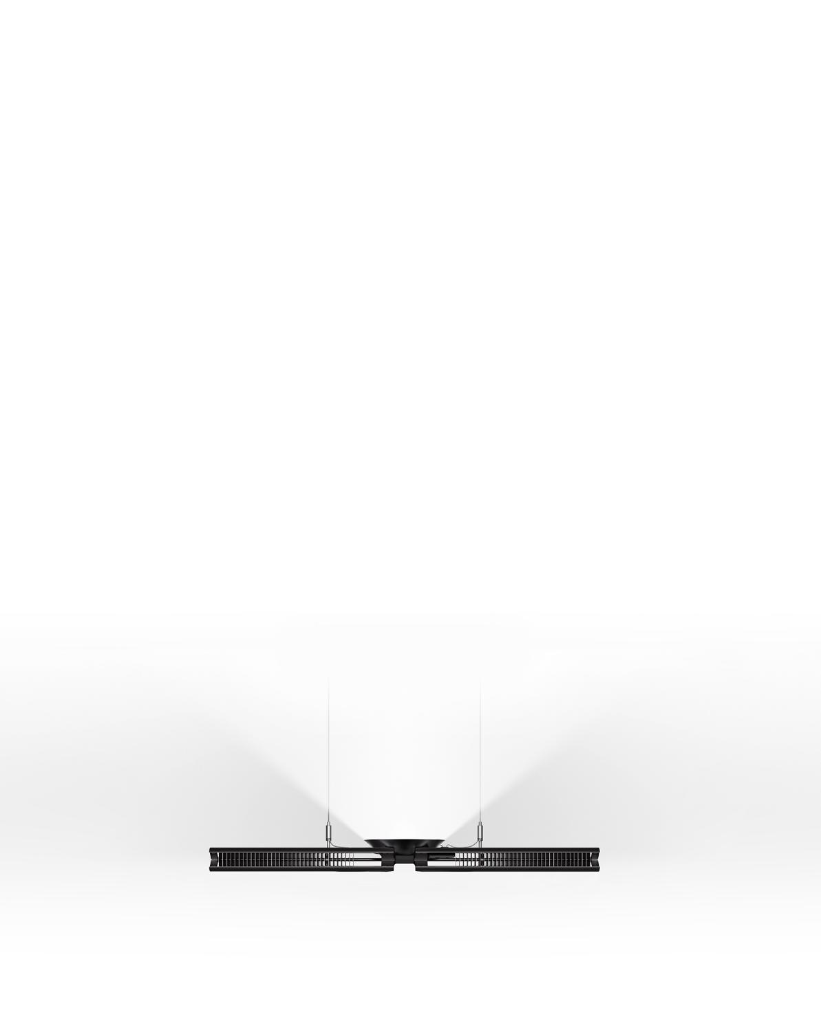 Luminaire Cu-Beam Up suspendu au plafond