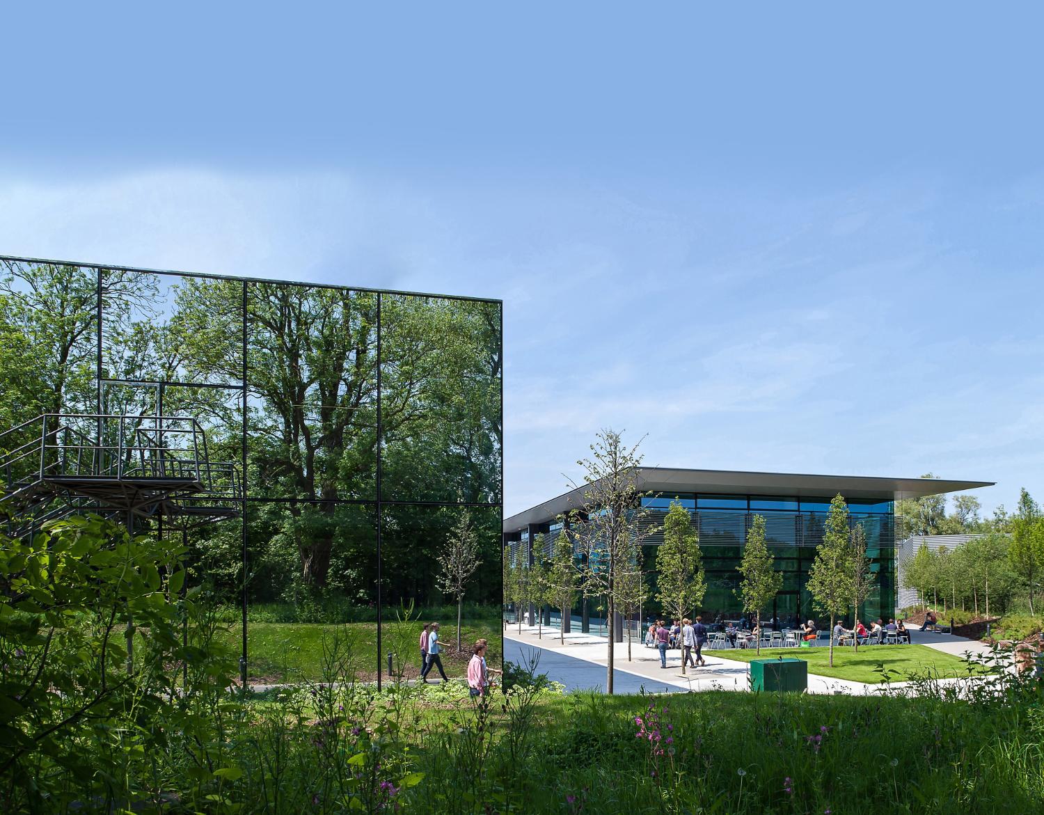 Exterior shot of Dyson HQ