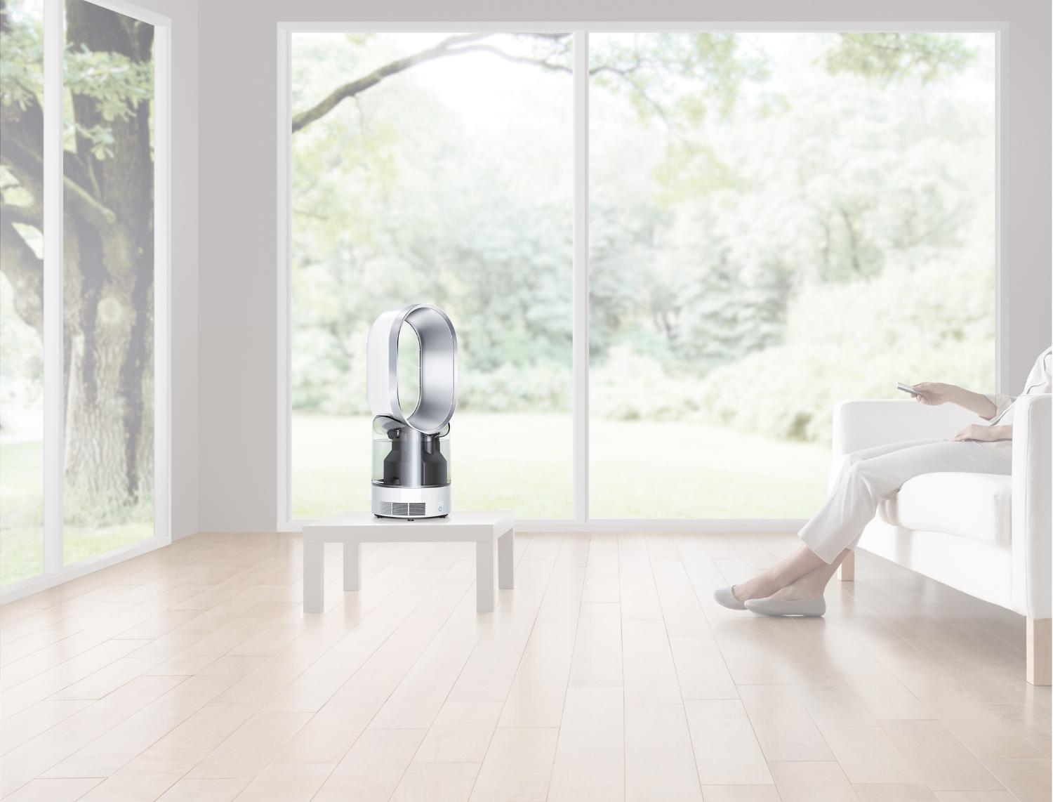 Dyson Humidifier in open plan room