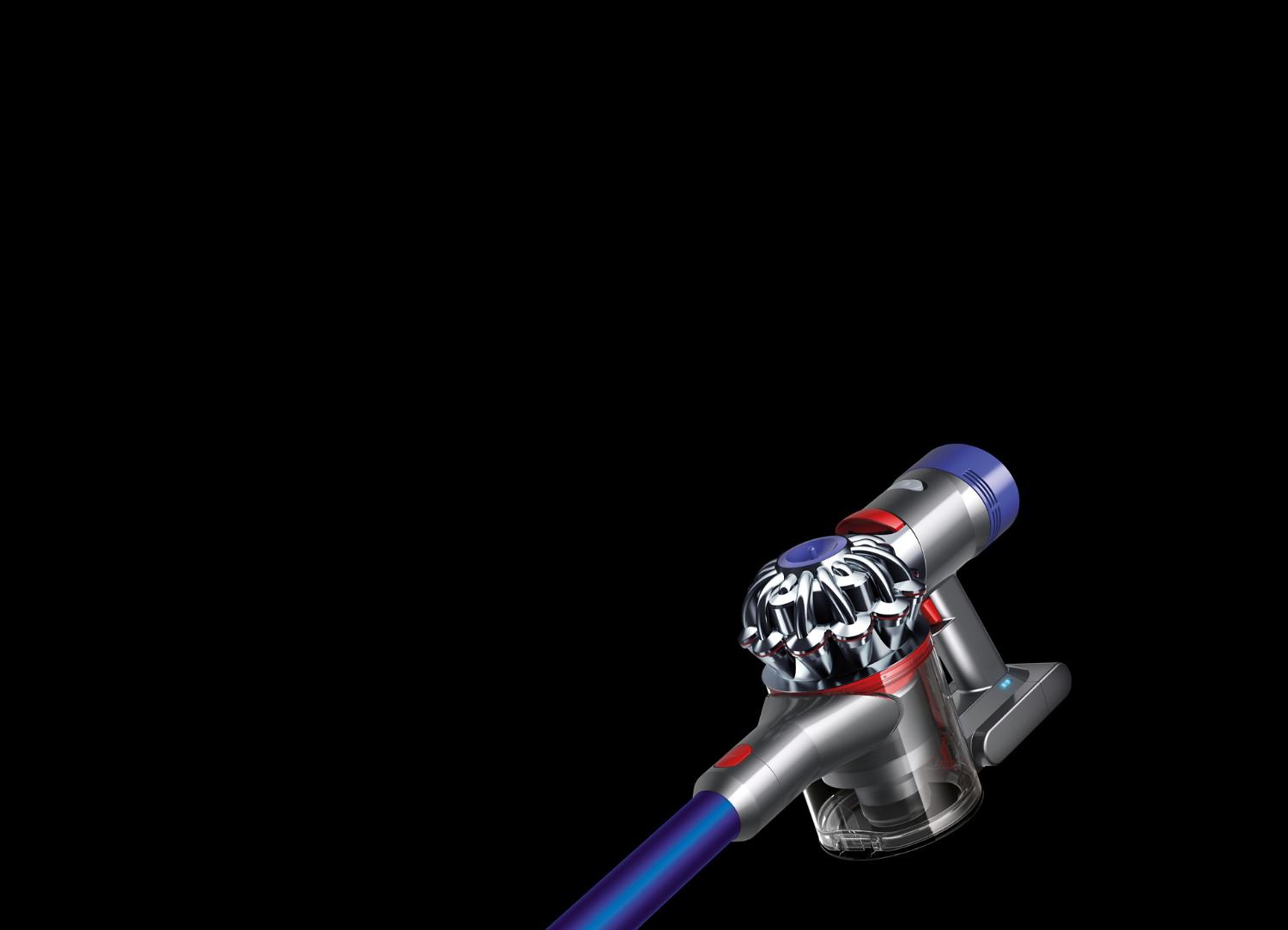 Close-up of Dyson V7 vacuum