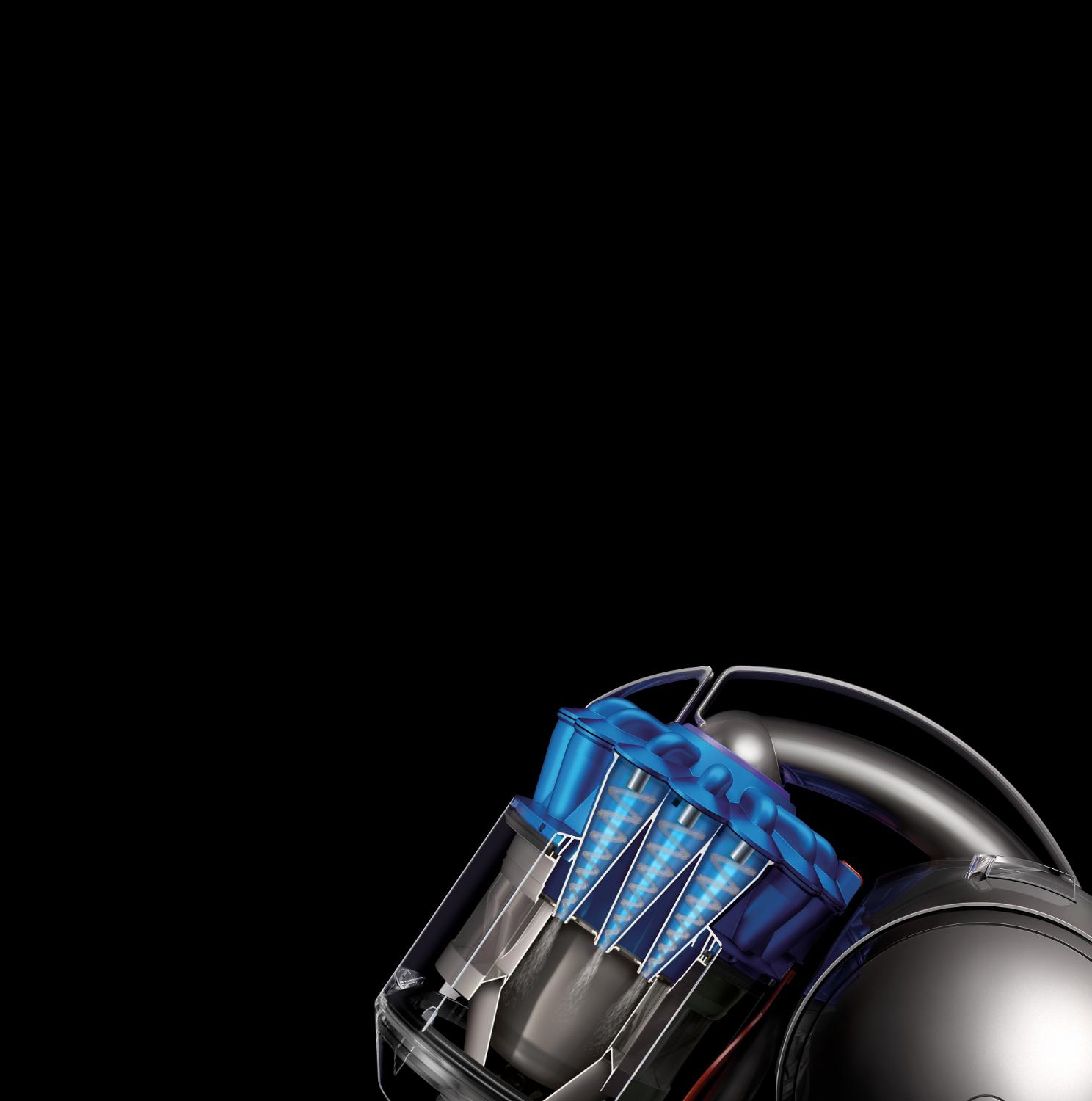 Dyson DC37 canister cyclone airflow diagram
