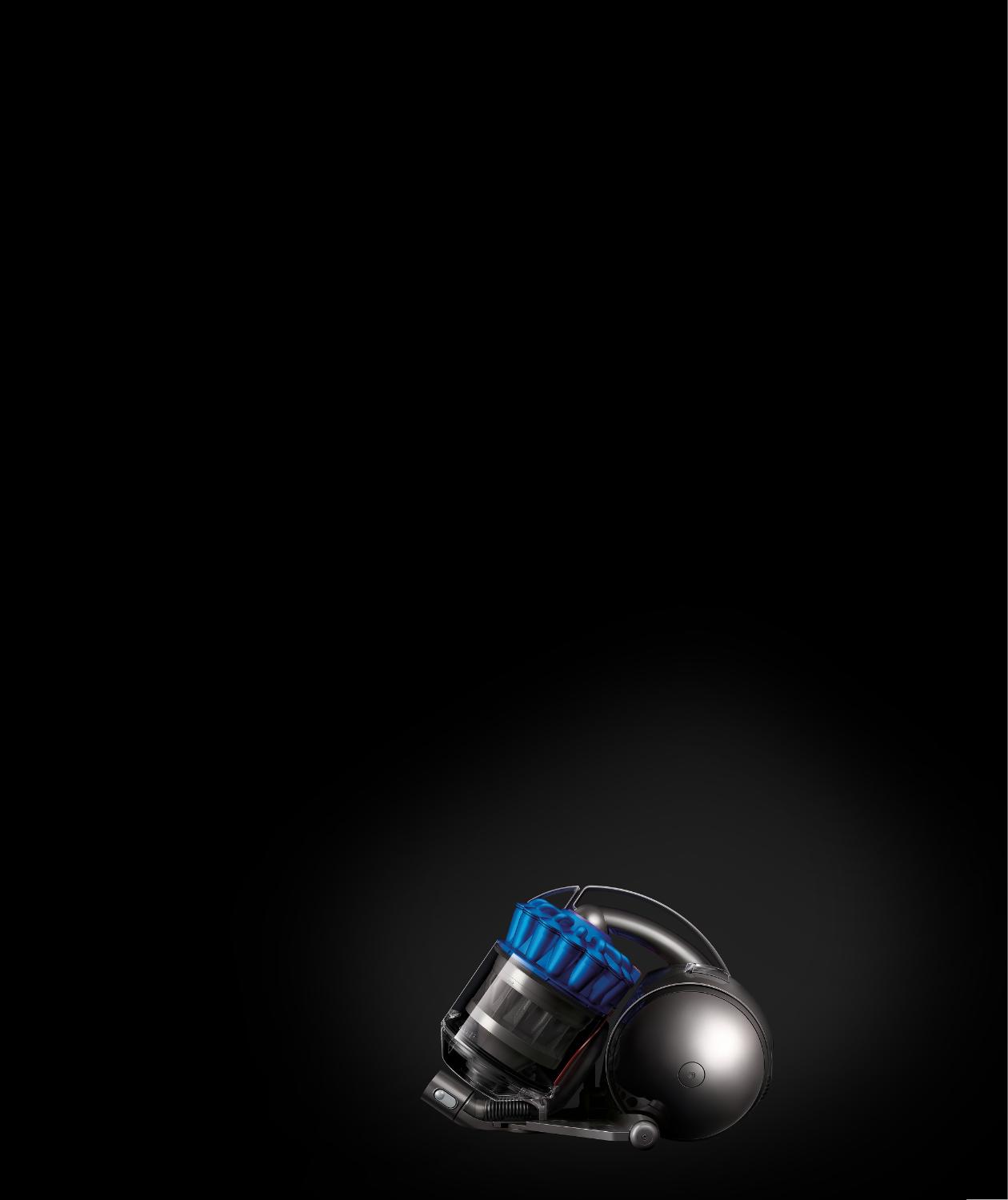 Vue latérale de l’aspirateur Dyson DC37