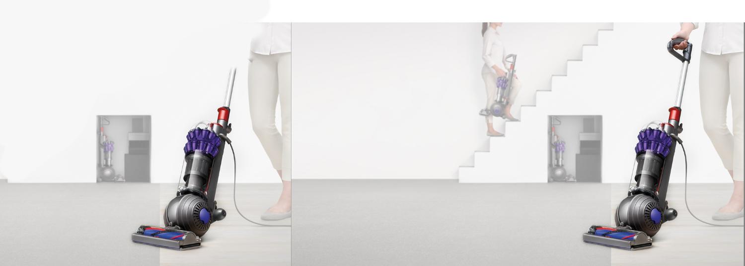 Élément de substitution L’aspirateur Dyson Small Ball🅪 dans les escaliers, dans une armoire et sur un tapis
