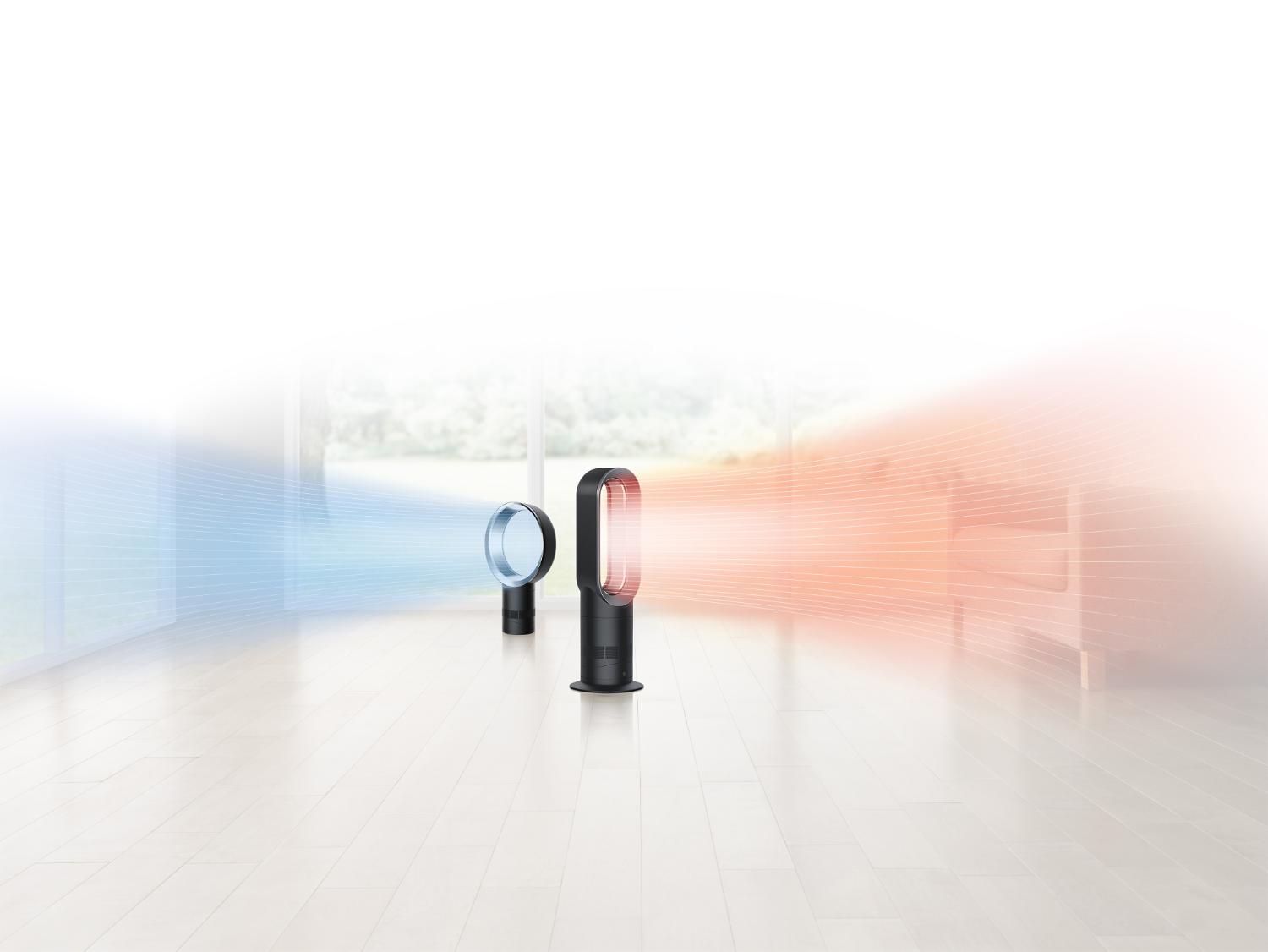 Fan and heater airflow