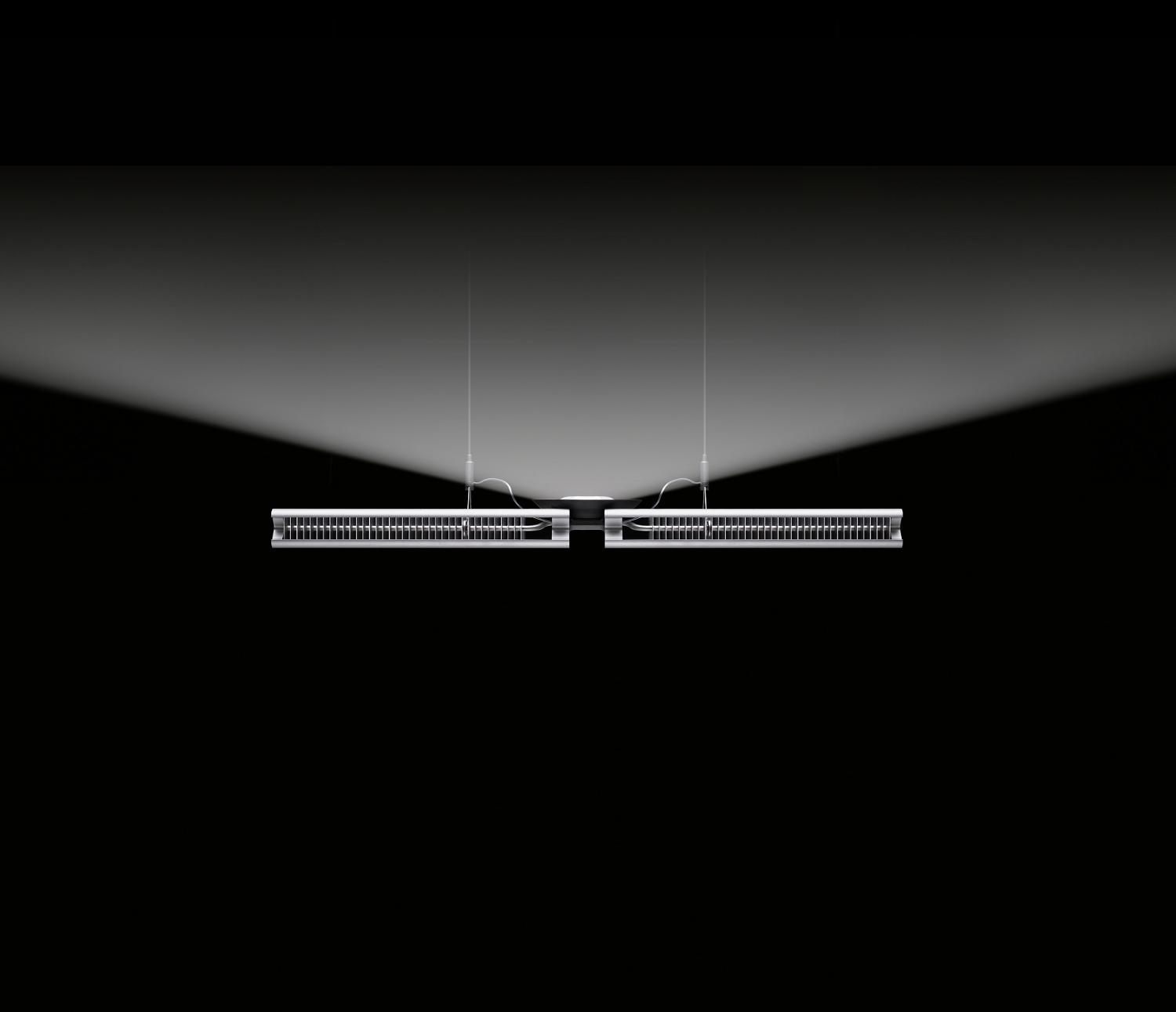 Luminaire Cu-Beam Up sur noir
