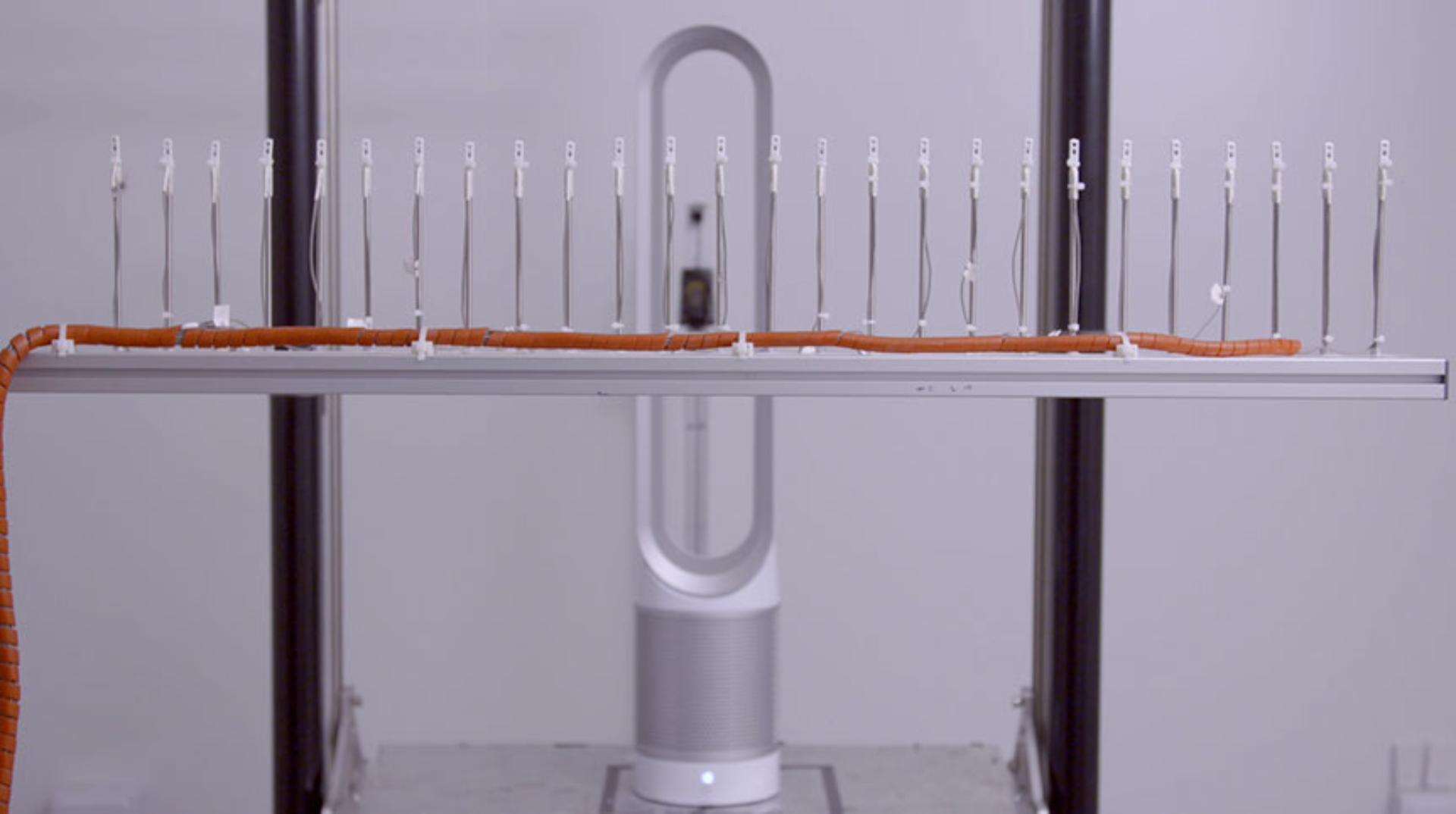 Máy lọc Dyson trong tình huống thử nghiệm