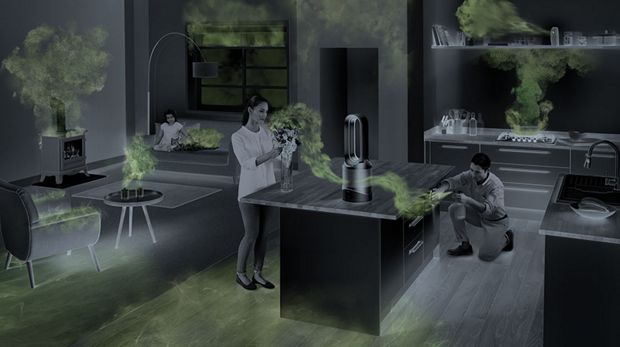 Image of harmful pollutants around the home