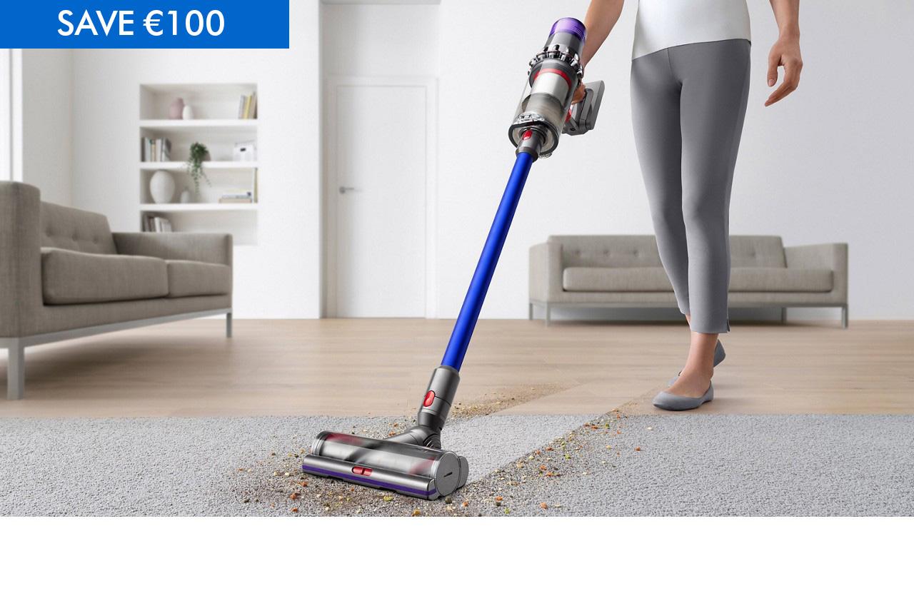 Dyson v11 being used on carpet and hardfloor