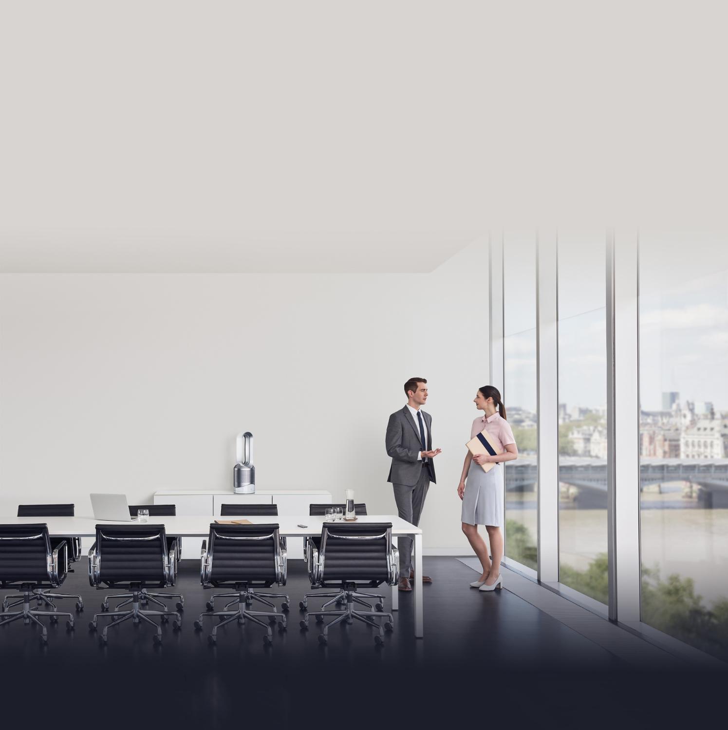 Dyson Pure Hot+Cool Link in meeting room
