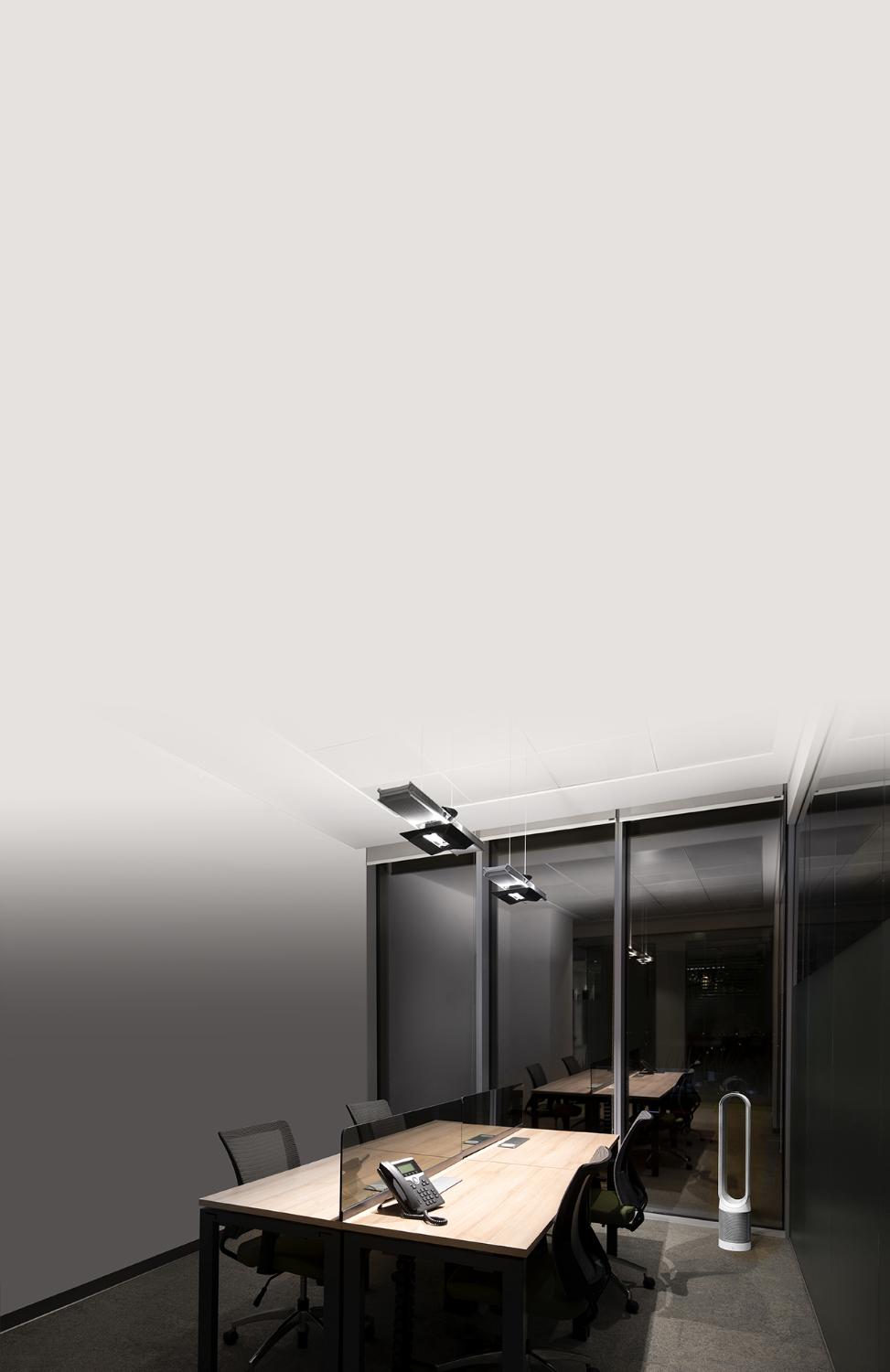 Dyson purifier in an office setting