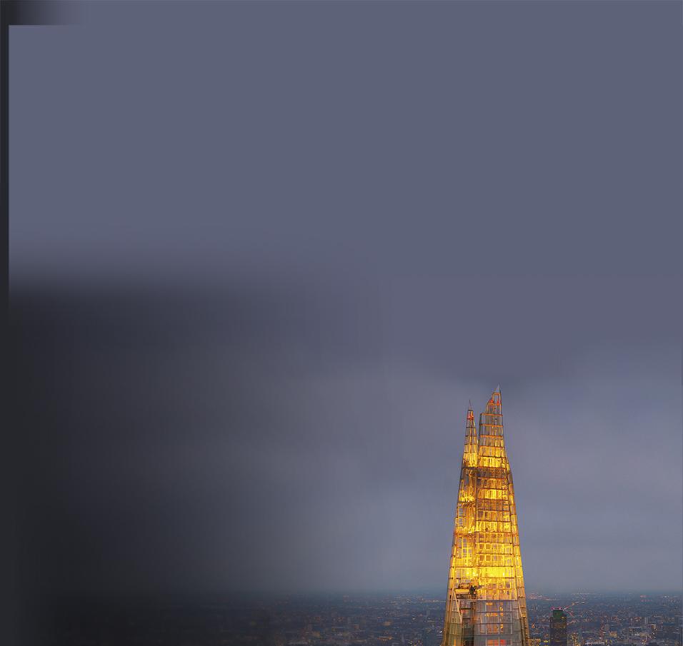 Prise de vue du haut de la tour à Londres