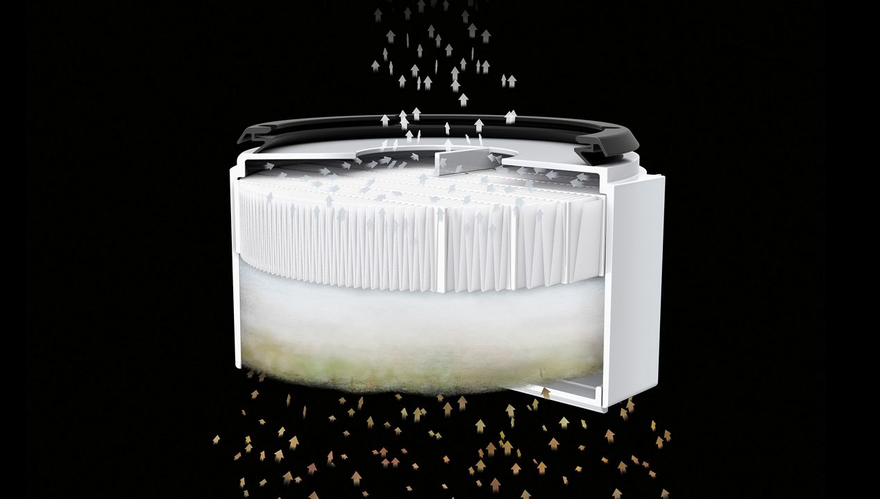 Graphic of HEPA filter Graphic of HEPA filter