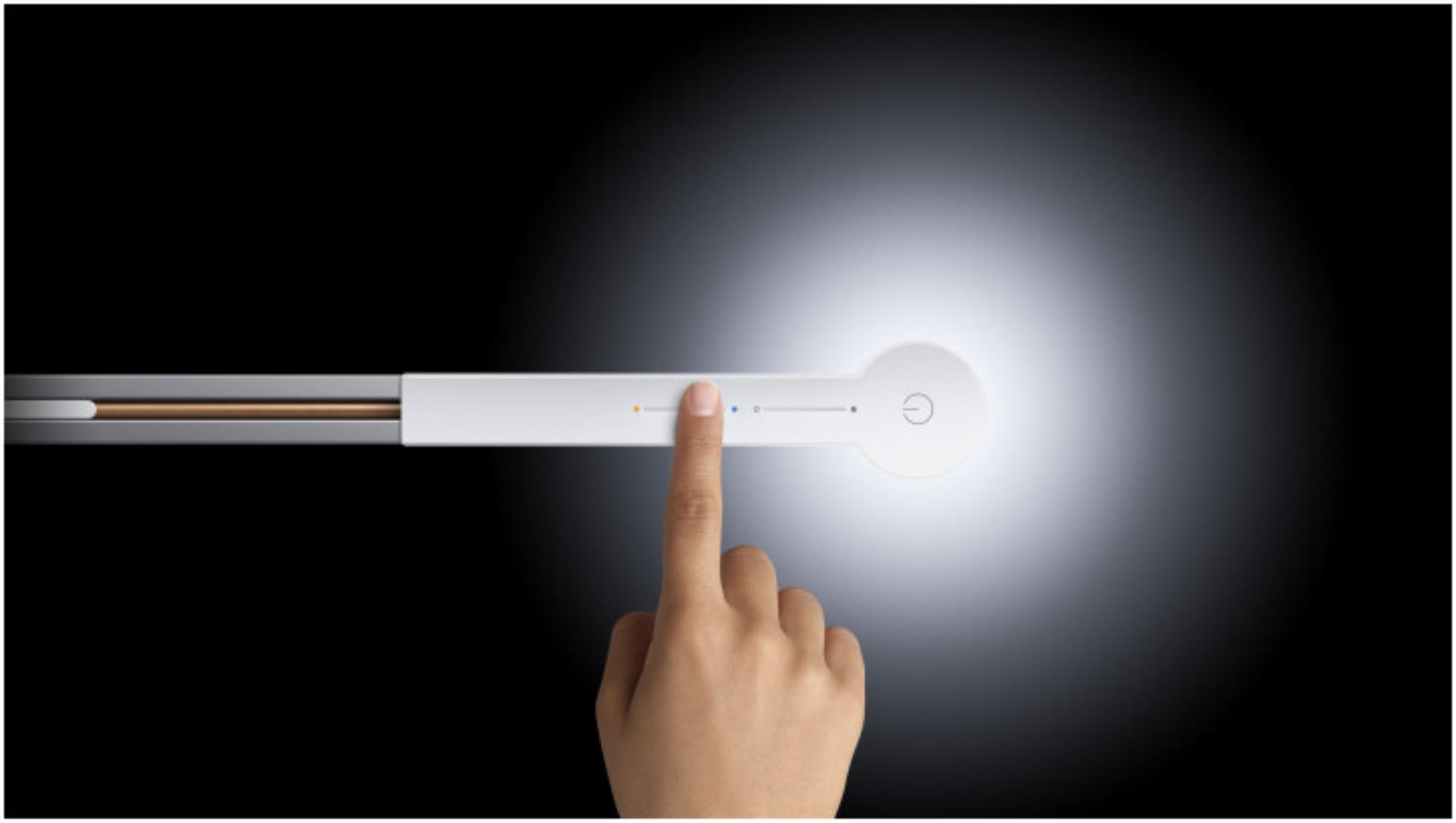 Dyson Lightcycle Morph slide-touch controls