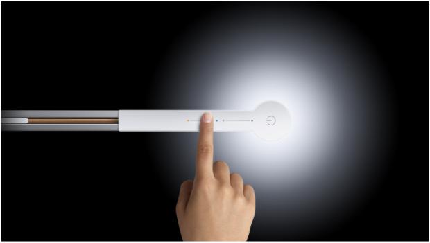Dyson Lightcycle Morph slide-touch controls