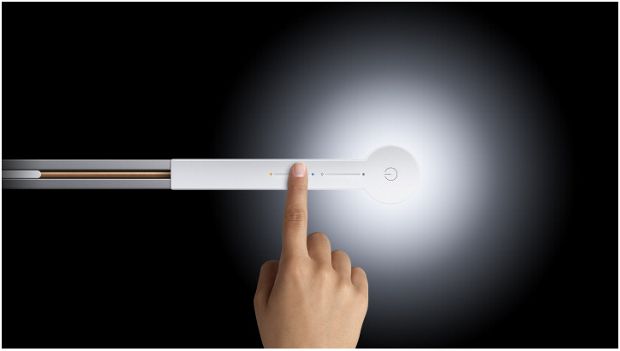 Dyson Lightcycle Morph slide-touch controls
