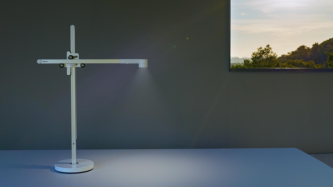 Dyson Cu-Beam hanging in an office