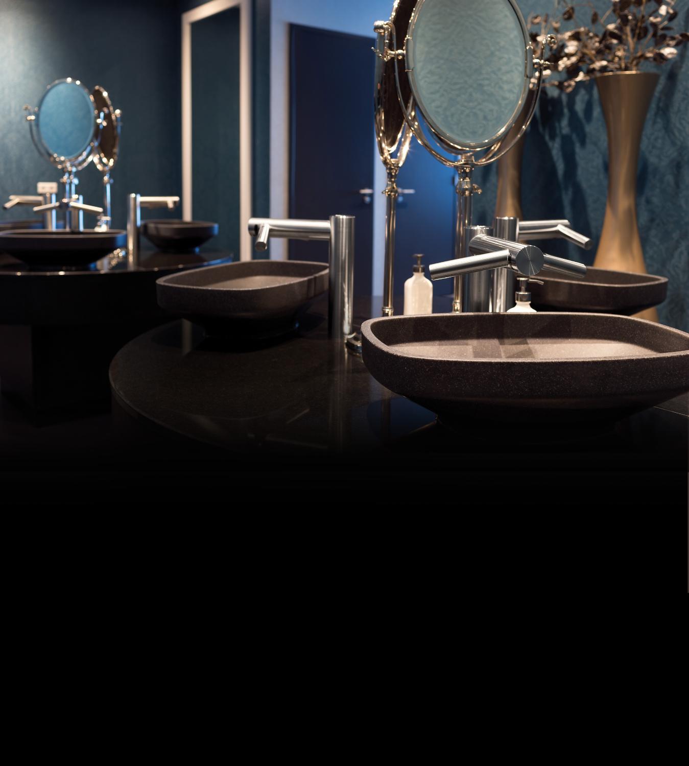 Dyson Airblade Tap hand dryers in public washroom