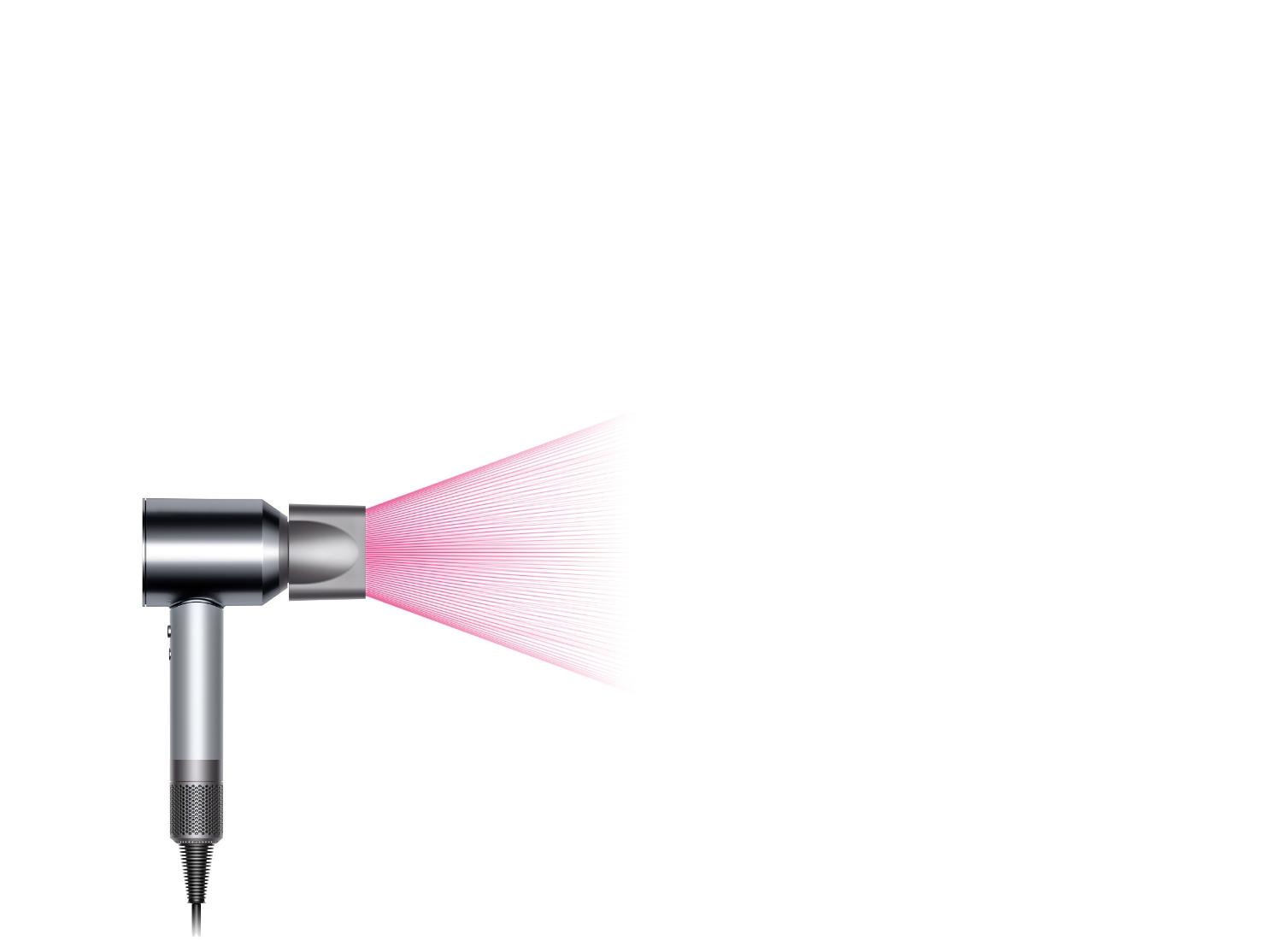 Dyson Supersonic™ hair dryer with Smoothing nozzle attachment