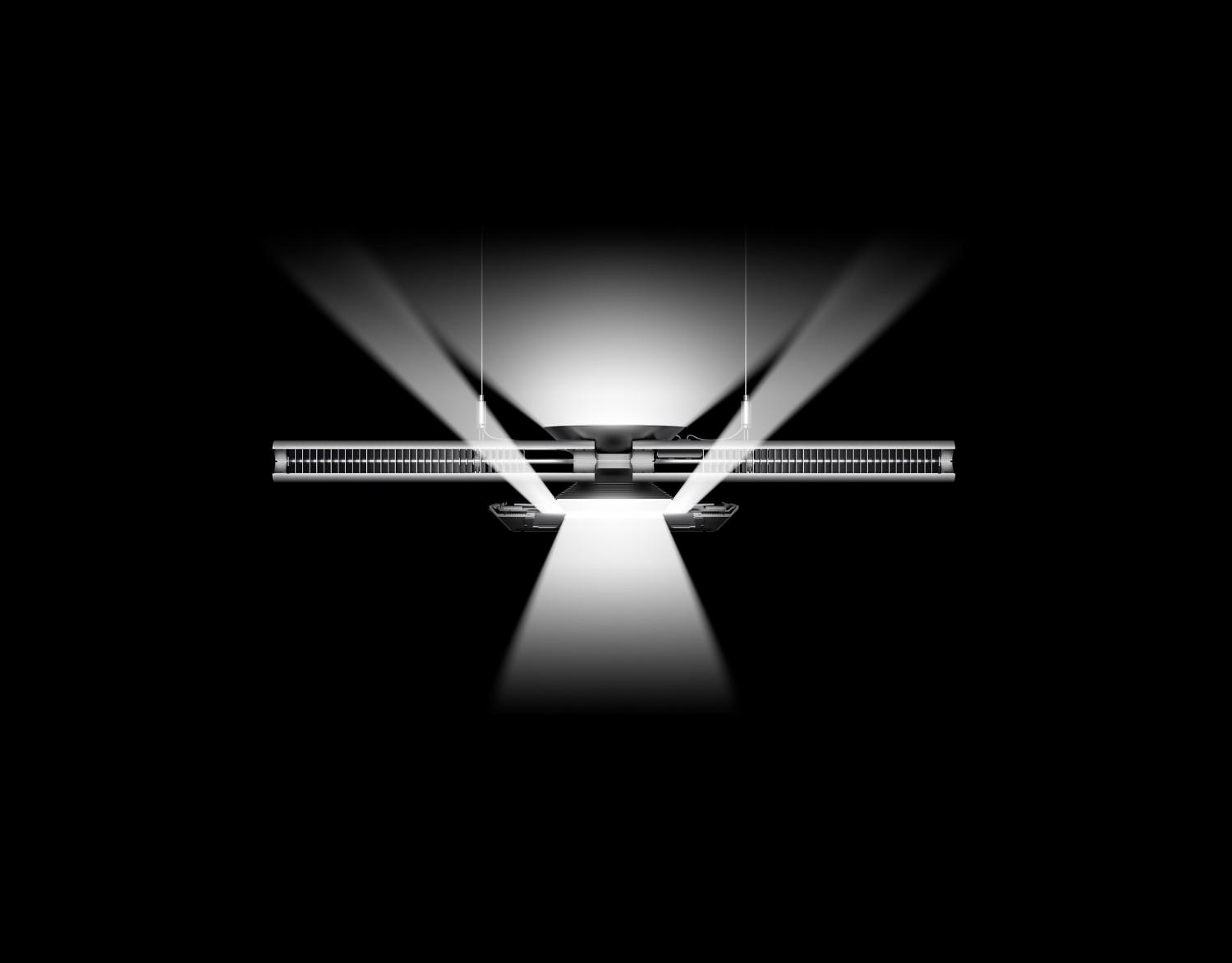 Cu-Beam Duo sur fond noir