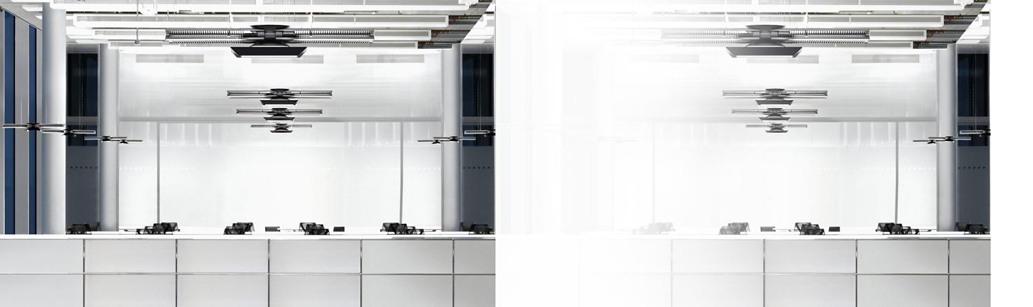 Dyson lighting in office