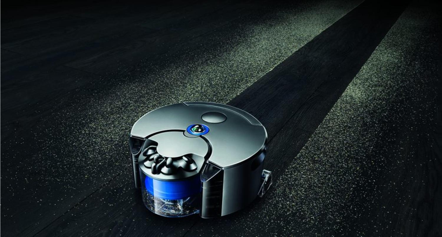 Dyson 360 Eye Robot cleaning room