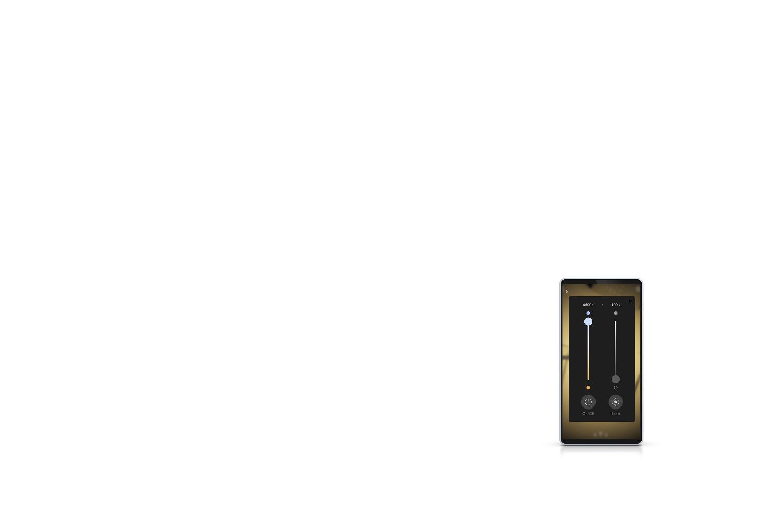 phone showing precise Link App control
