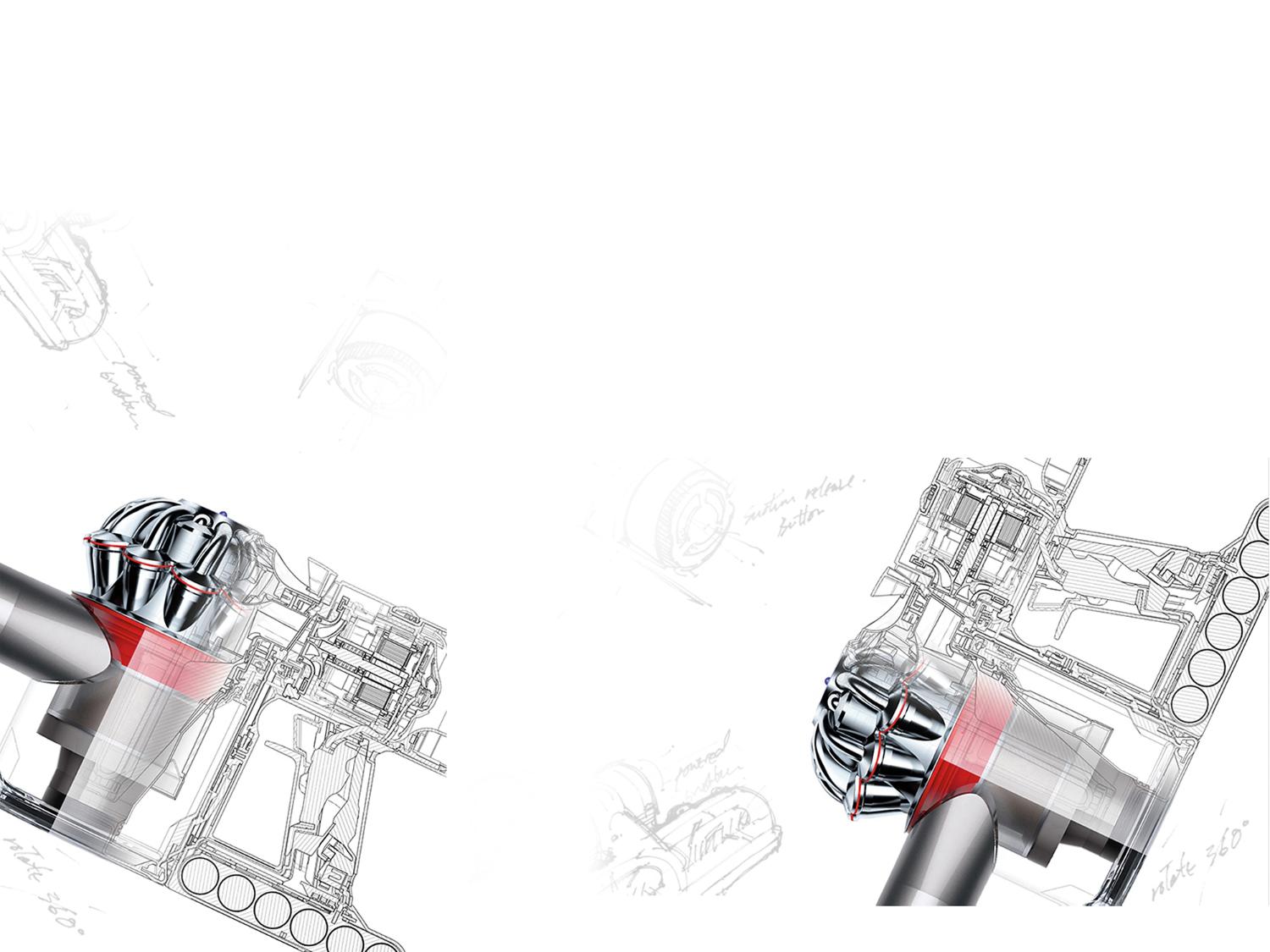 Dyson sladdfri dammsugare