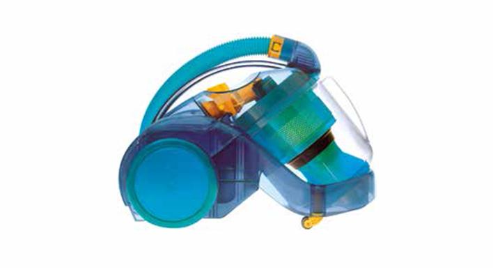Dyson vacuum cleaner made from recycled platics