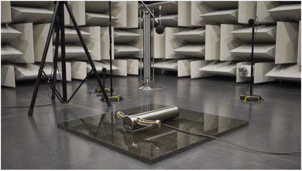 الاختبارات التي تتم على المكونات الصوتية لمجفف الأيدي Dyson Airblade 9kJ