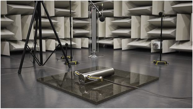 الاختبارات التي تتم على المكونات الصوتية لمجفف الأيدي Dyson Airblade 9kJ