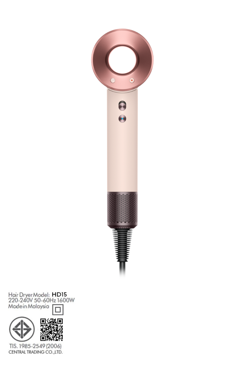 เครื่องเป่าผม Dyson Supersonic™ ในสี Ceramic pink และ rose gold