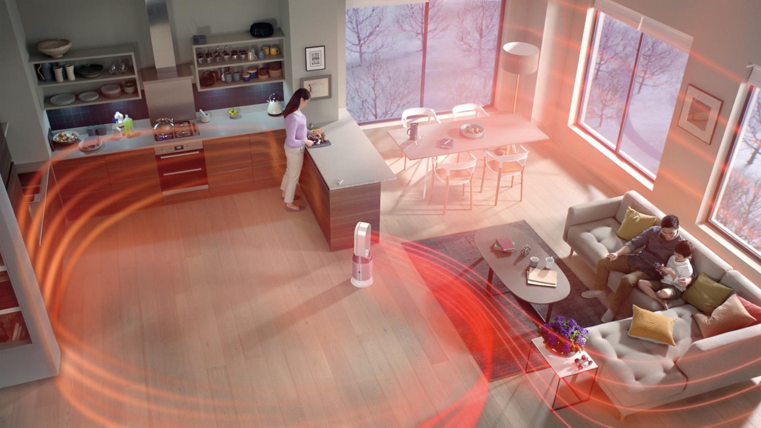 Pure Hot + Cool purifier fan heater