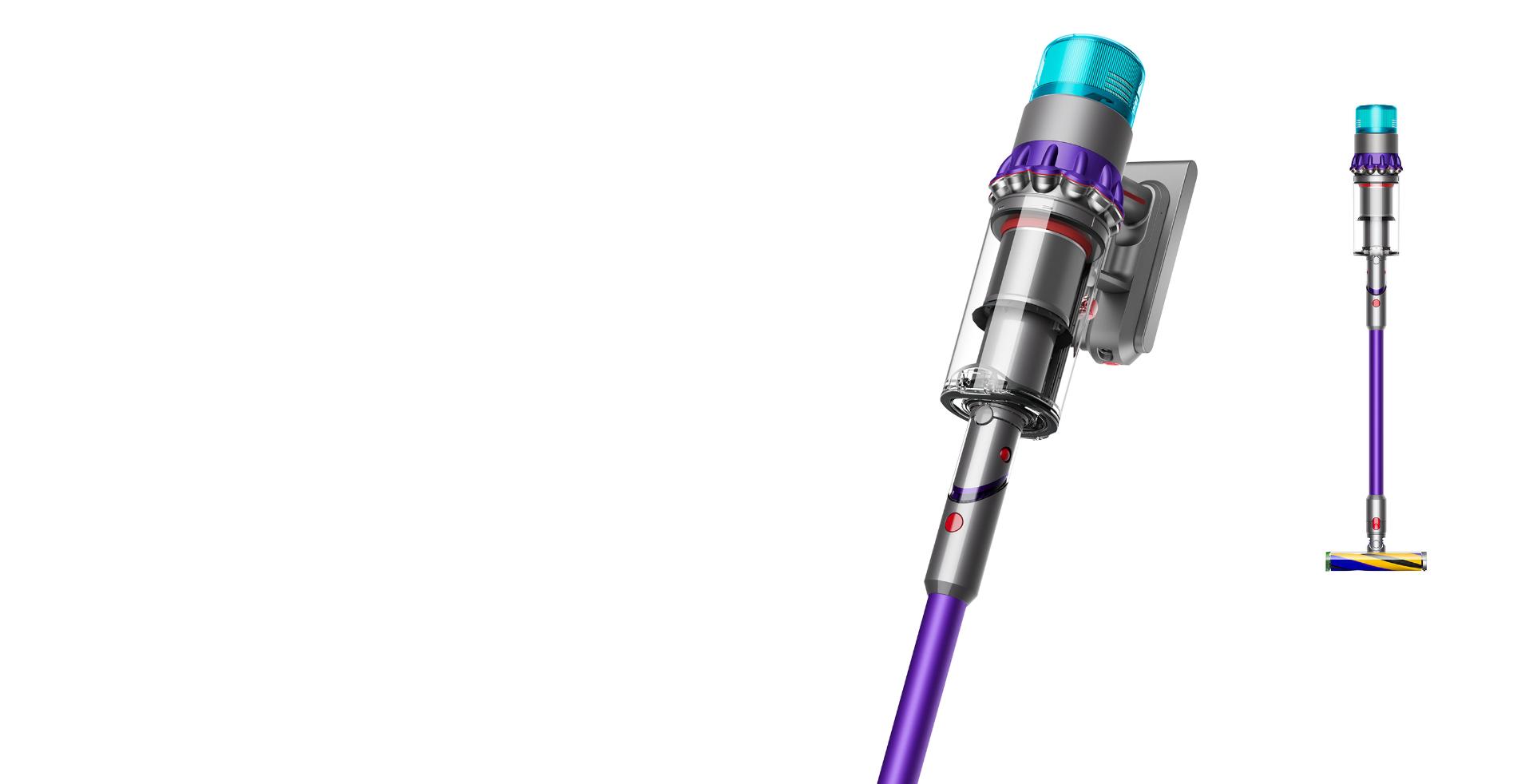 Two Dyson Gen5detect cordless vacuums.