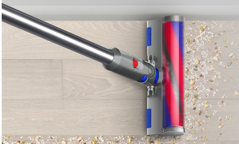 Slim Fluffy cleaner head on a hard floor.