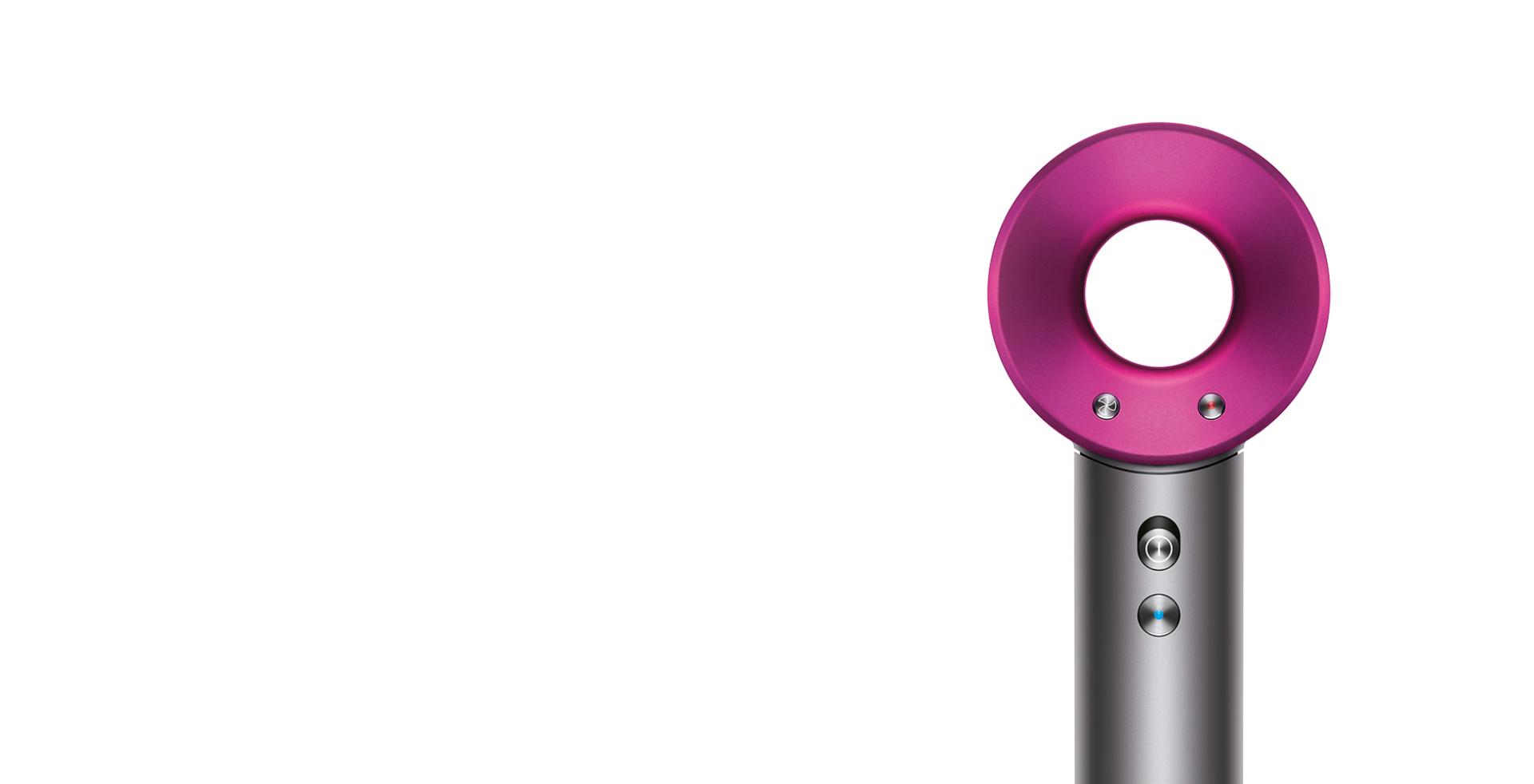 Front view of Dyson Supersonic™ hair dryer.