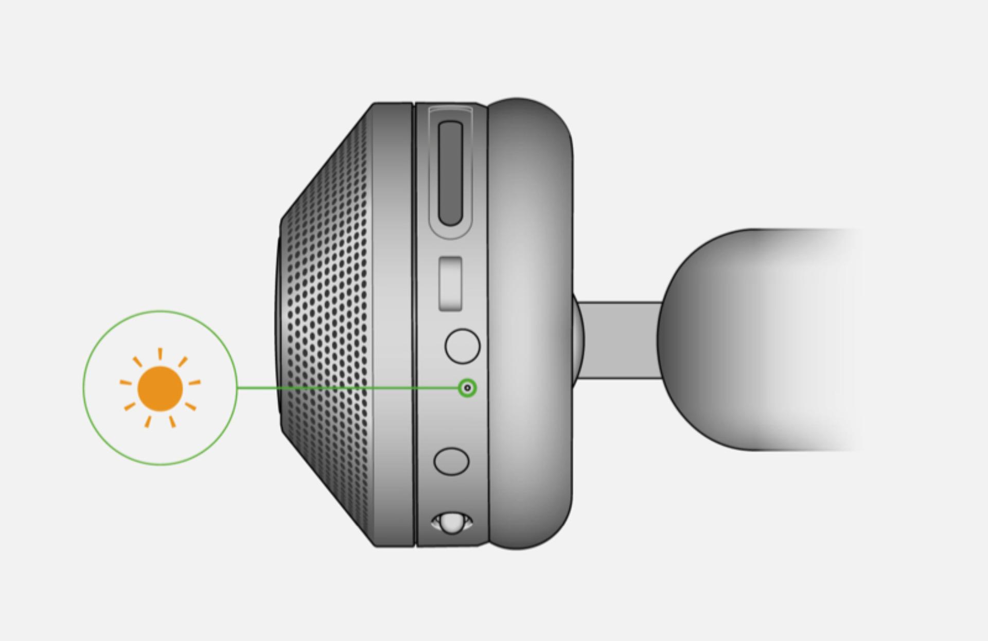 The flashing amber LED indicates your battery is very low.