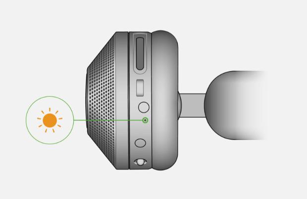 The flashing amber LED indicates your battery is very low.