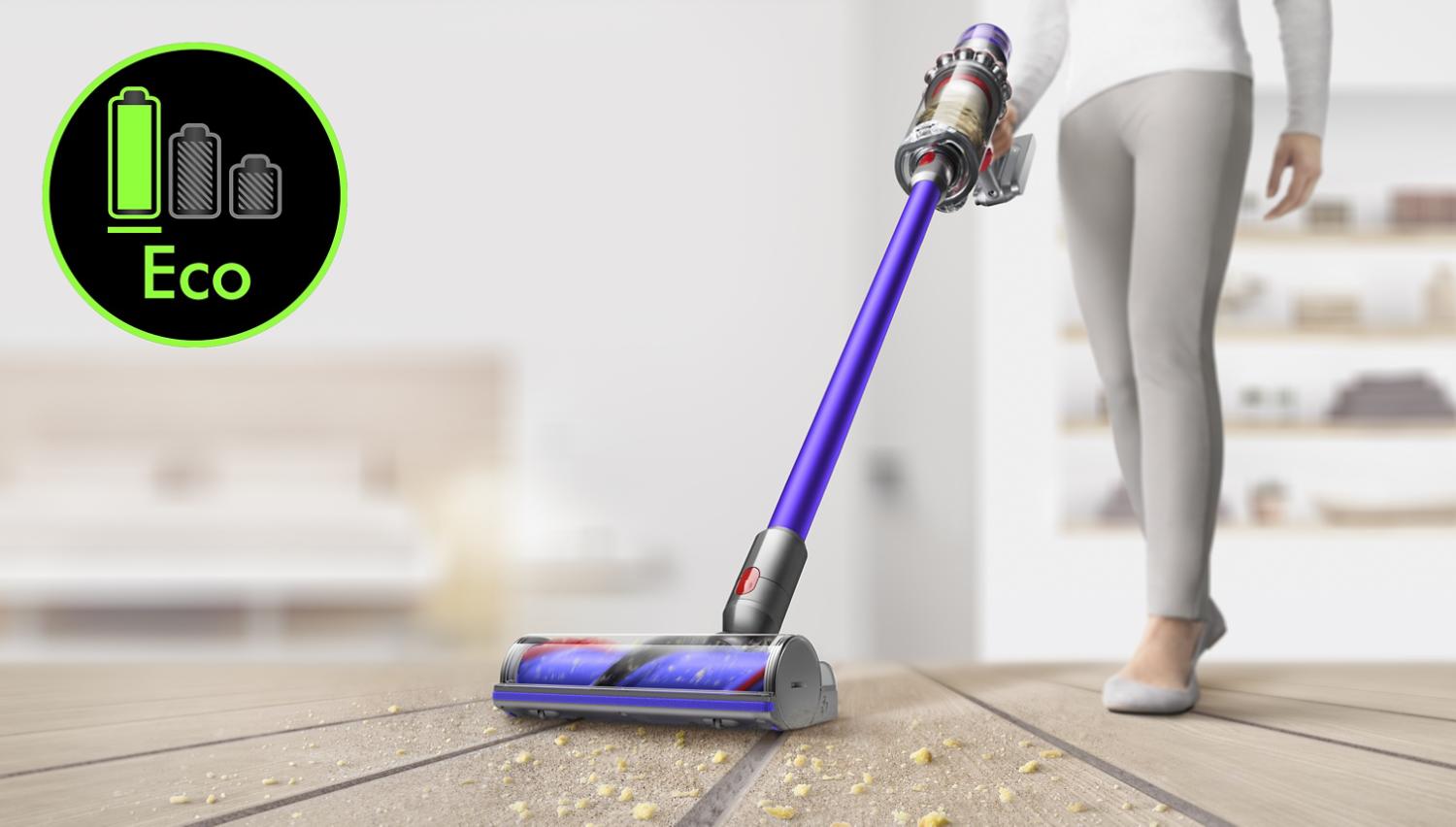 Tête d’aspirateur à couple élevé qui ramasse les débris des planchers durs