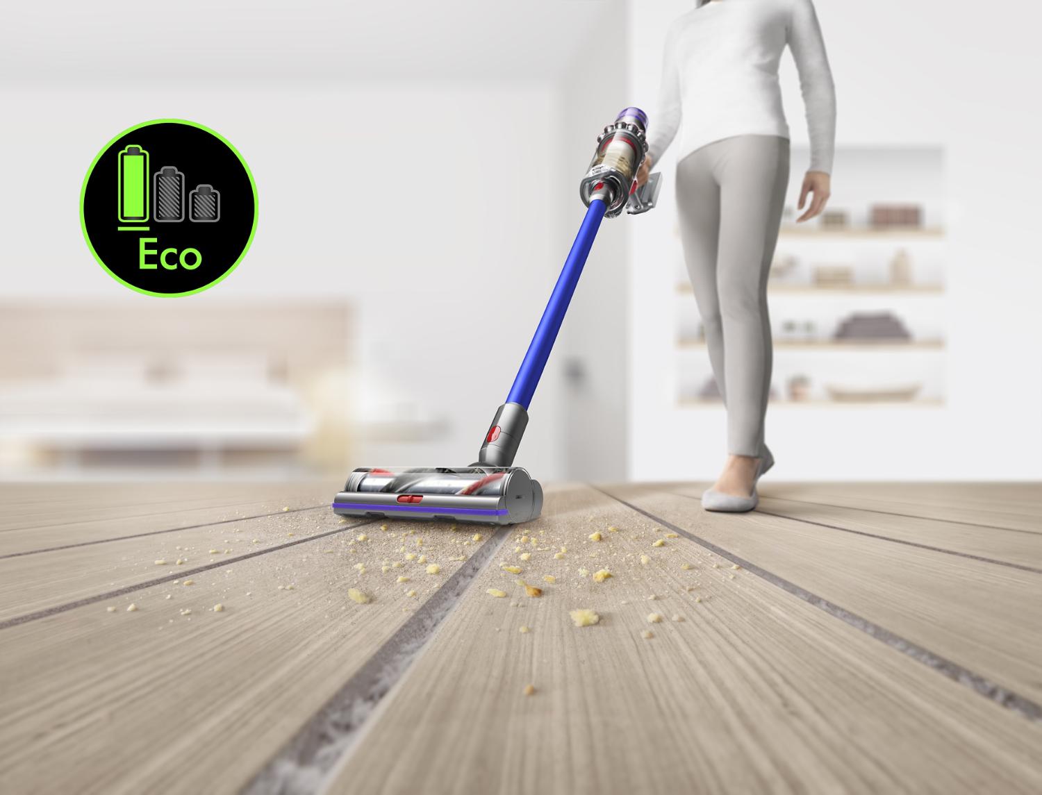 Tête d’aspirateur à couple élevé qui ramasse les débris des planchers durs