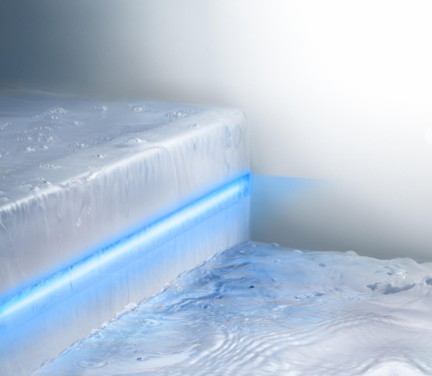Ultraviolet light in water tank