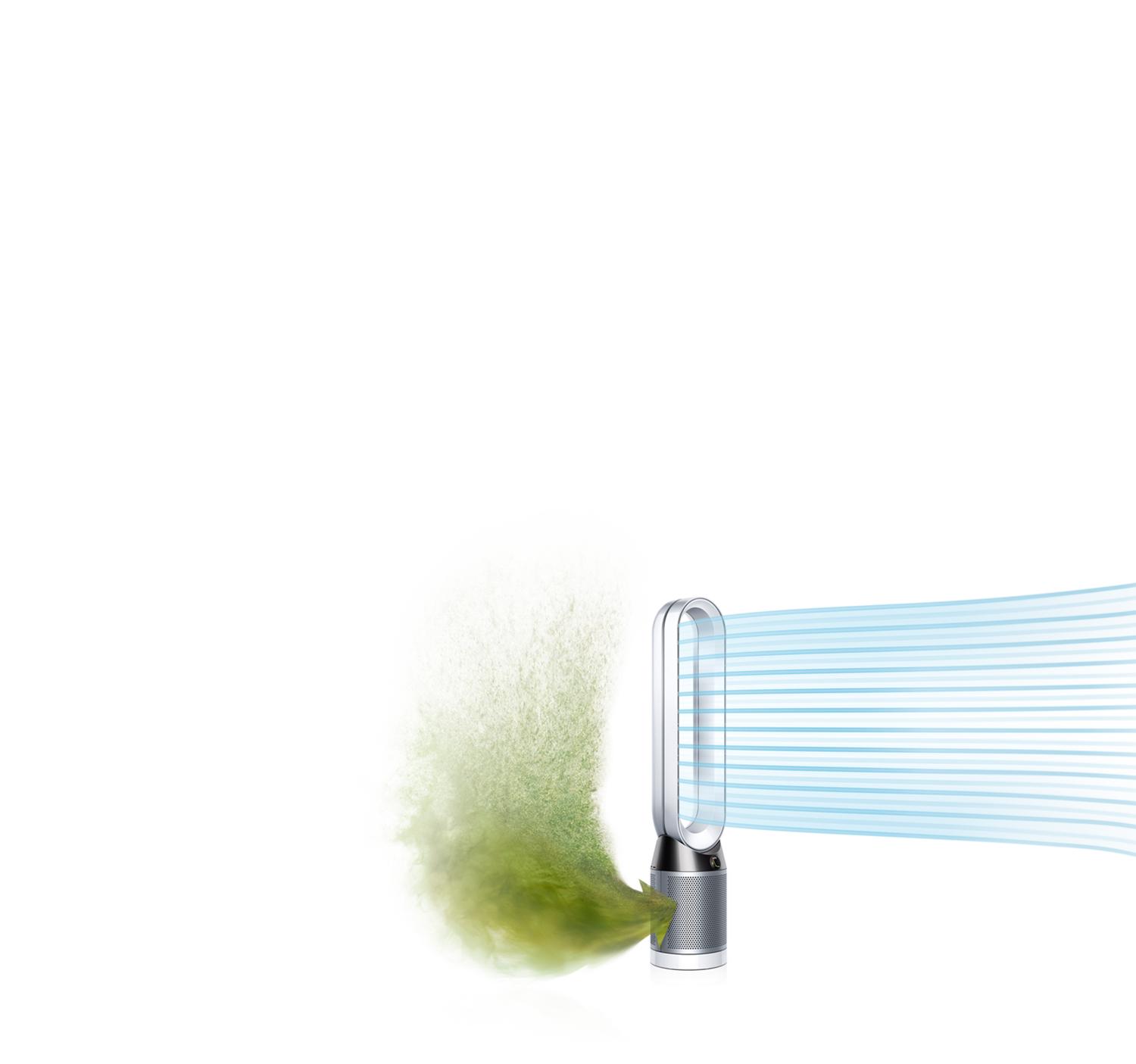 Dyson pure cool air purifying fan cleaning air