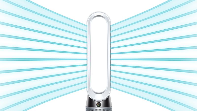 Dyson Pure Cool projects powerful airflow Dyson Pure Cool projects powerful airflow