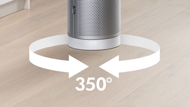 Dyson Pure Cool колеблется до 350 градусов