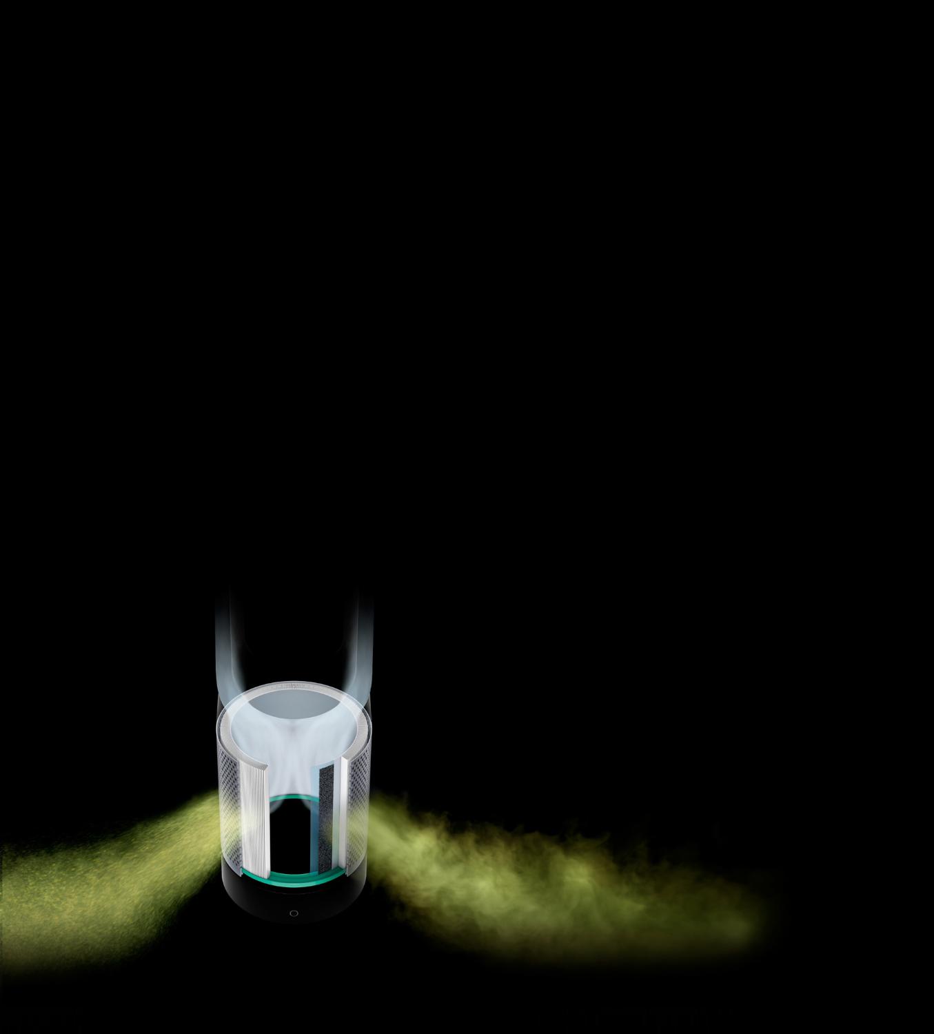 Dyson Pure Cool™ Link purifier filter schematic
