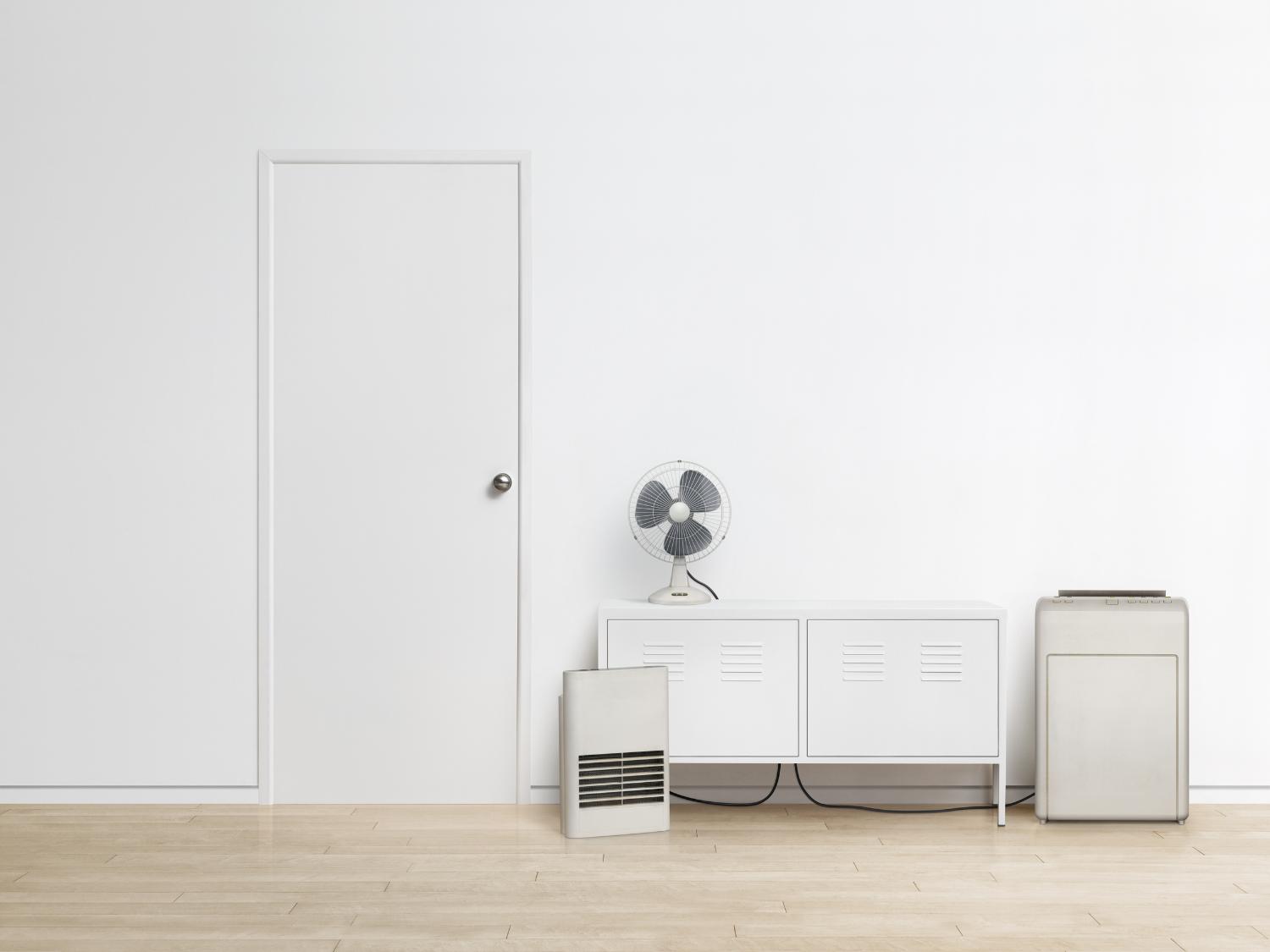 A fan, a heater and a purifier