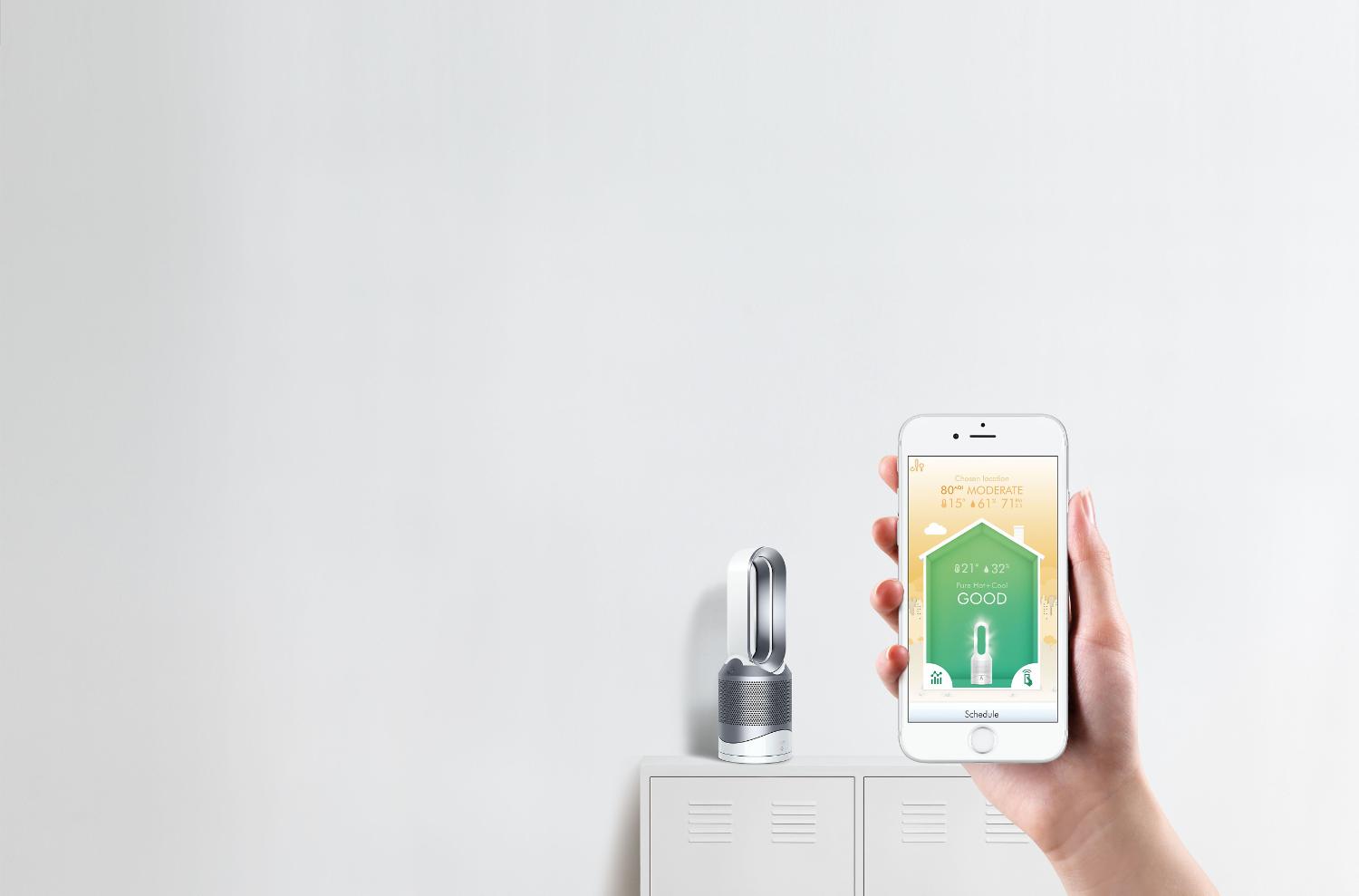 Placeholder Introducing the Dyson Link app.