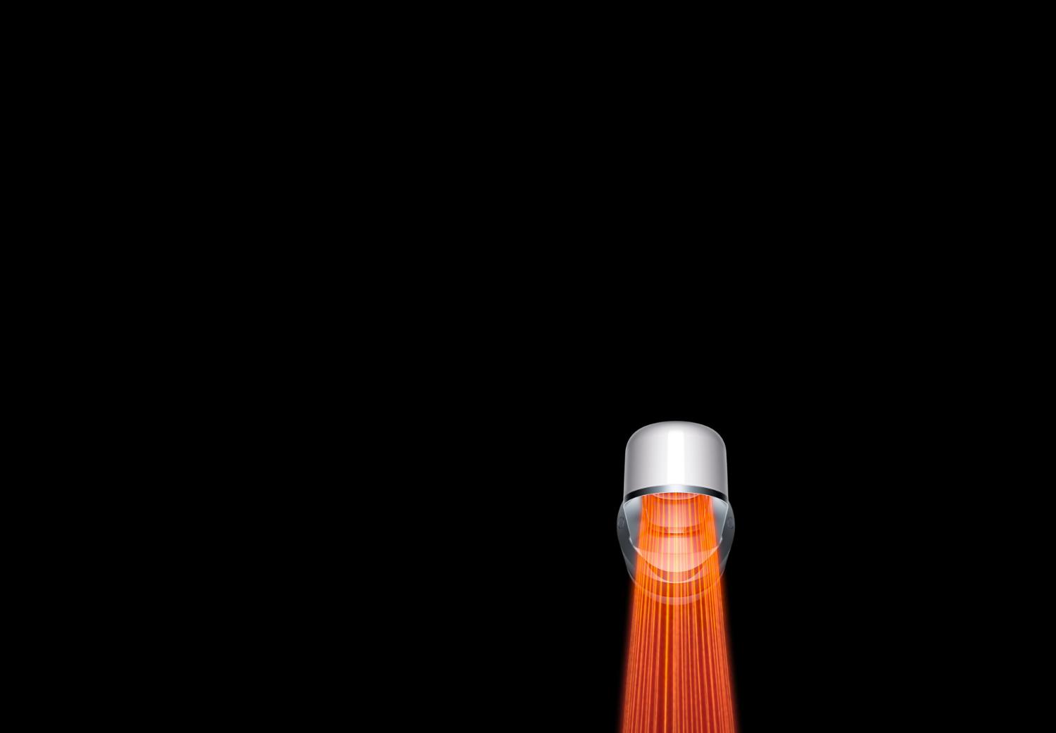 Dyson Pure Hot+Cool Link™ purifier airflow schematic