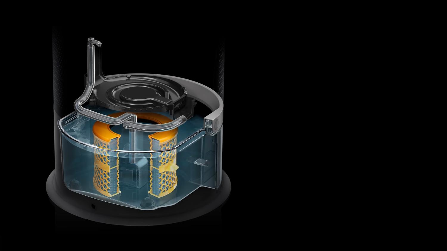 The Dyson Deep clean cycle eliminating bacteria